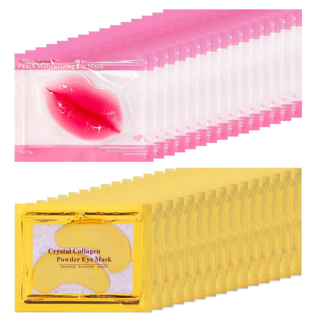 30-Pair Eye & Lip Mask Set – Party Favors for Bachelorettes & Birthdays
